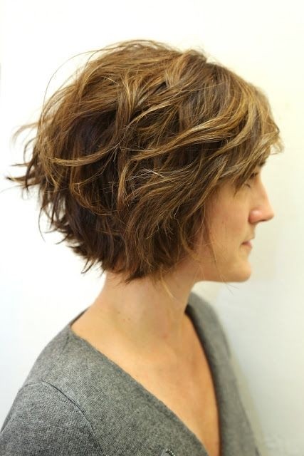 Messy Curly Bob Haircut