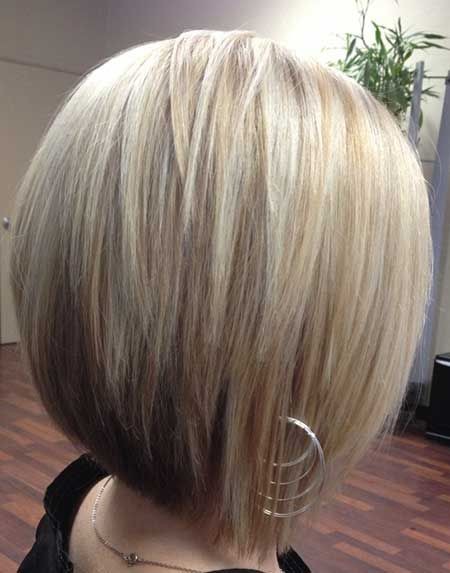 Short Hairstyles with Brown Underneath and Blonde on Top