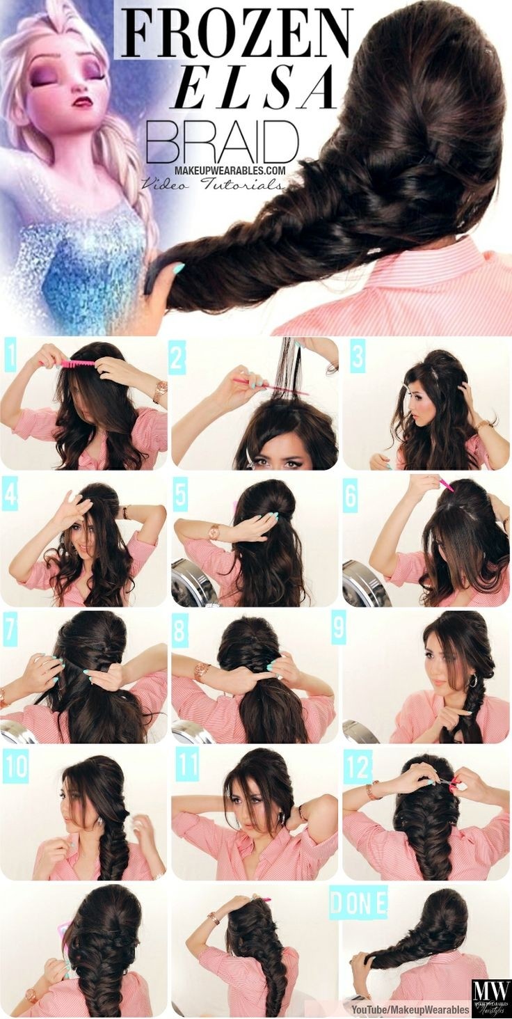 Hairstyles For Long Hair Step By Step Instructions For Braids