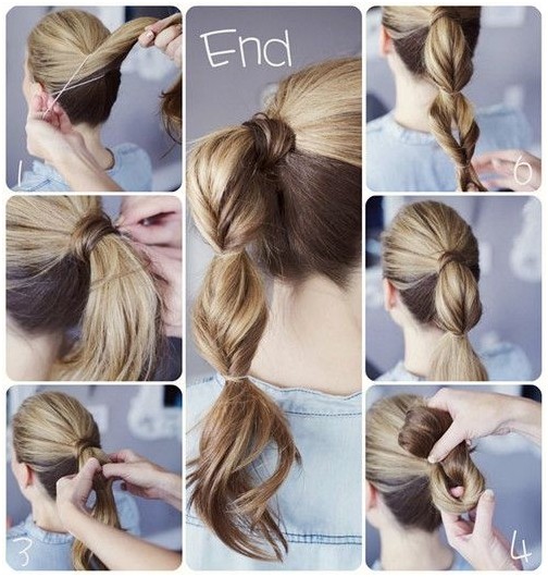 Back to School Hairstyles for Long Hair Ideas: Ponytail Tutorial