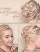 Braided Updo Hairstyle Tutorial for Wedding