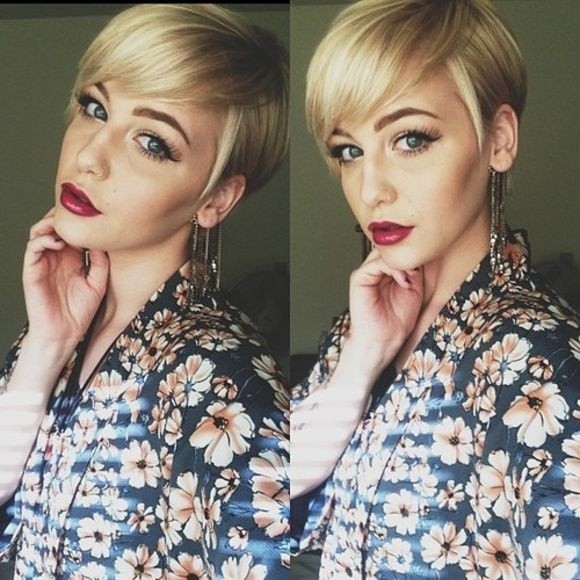 Chic Long Pixie Haircuts for Long Face