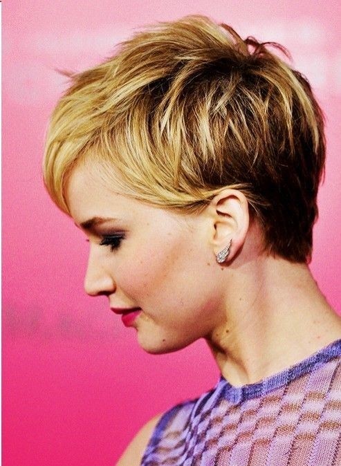 Layered Short Hair: Cute Short Hairstyles Side View