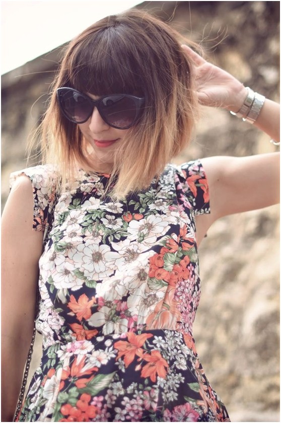 Short Ombre Hair With Bangs