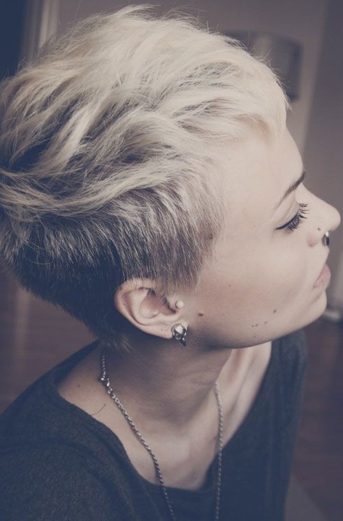 Shaved Hairstyles for Short Hair 2014- 2015