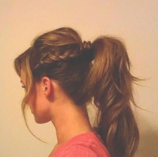 Casual Girly Style: Braid with Ponytail