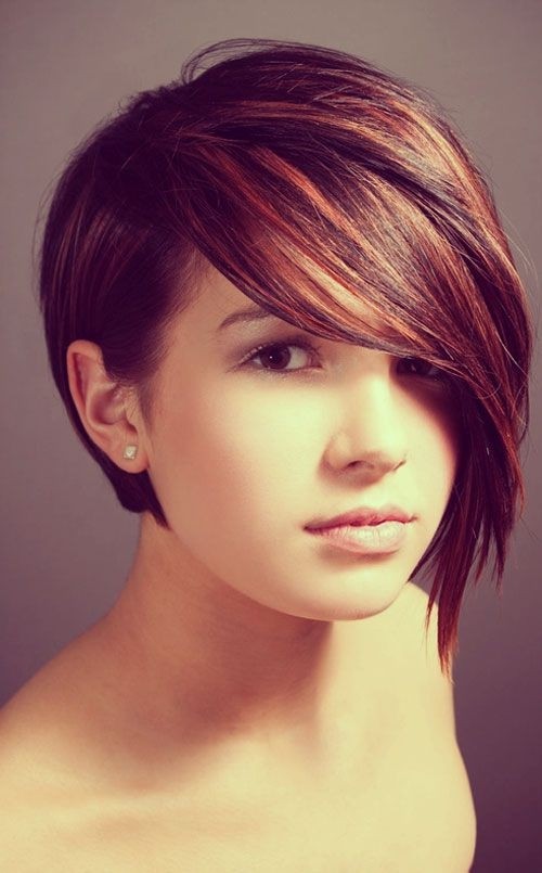 Dark Red Brunette Hair Color Tone is Especially for the Young Stylish