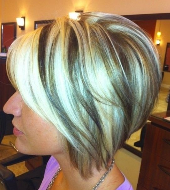 Ombre Bob Hair Styles: Inverted Short Haircut