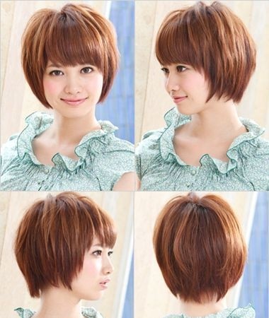 Short Asian Hairstyle For Girls Round Face Popular Haircuts