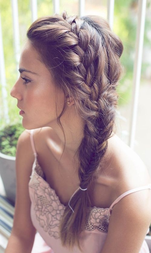 Side Braid Hairstyles for Long Hair: So Gorgeous for the Summer Bride!