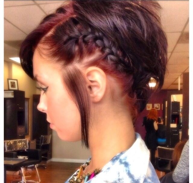 Sided French Braid for Short Hair