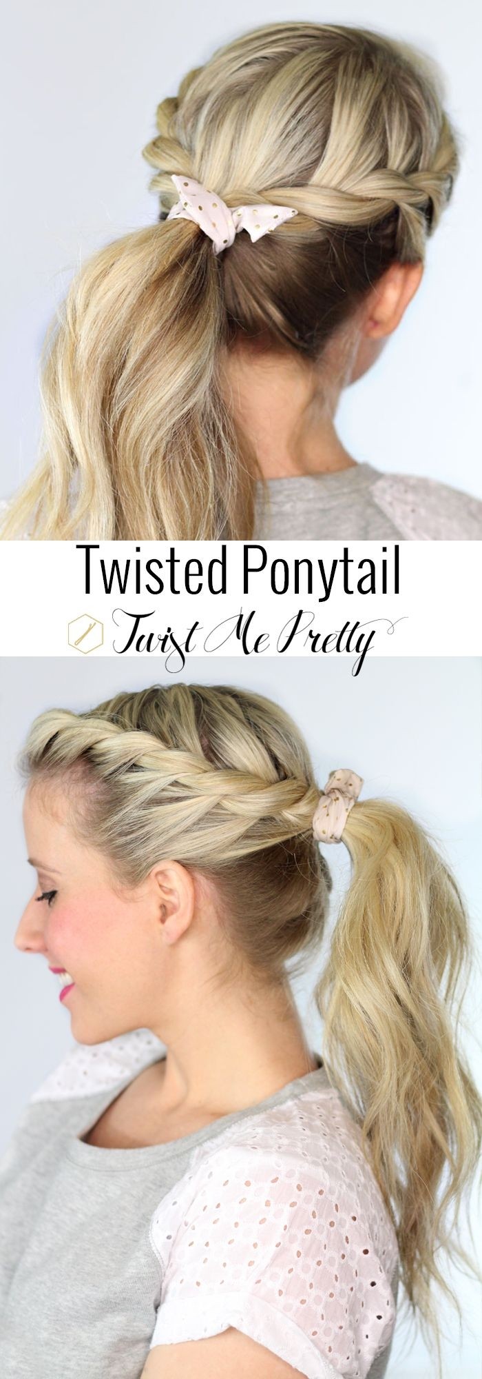 This Twisted Braids Ponytail Hairstyle Is So Fresh and Absolutely Perfect for Spring!