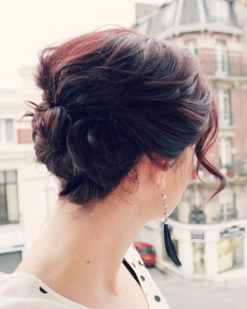 Triple Twist Updo for Short Hair: Everyday Hairstyles for Updo