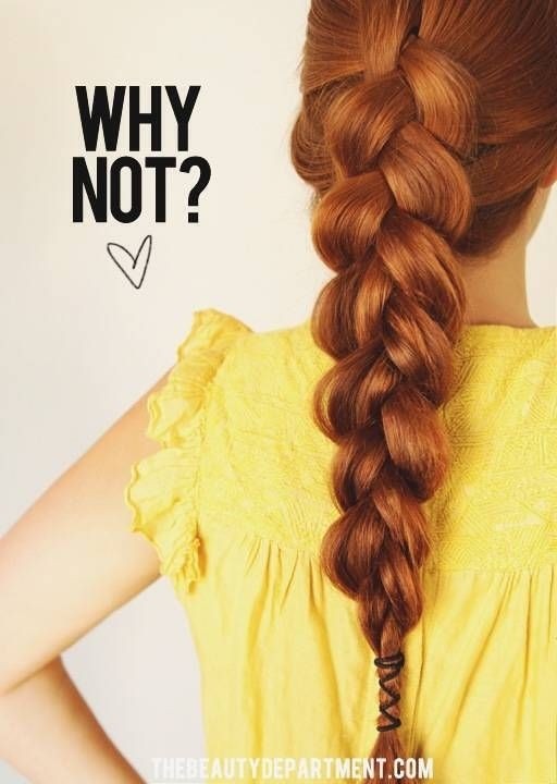 Loose, Big Braid: A Cute Way to Add A Little Detail to Your Braid!