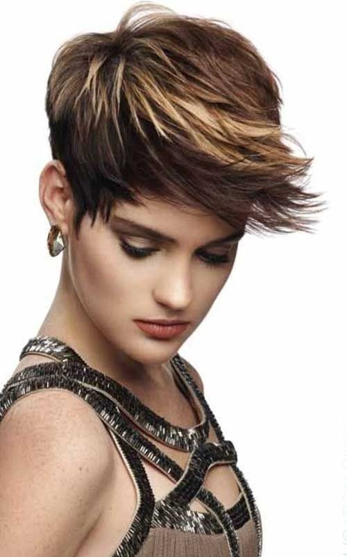 Spikey Pixie Haircut with Long Bangs - PoPular Haircuts