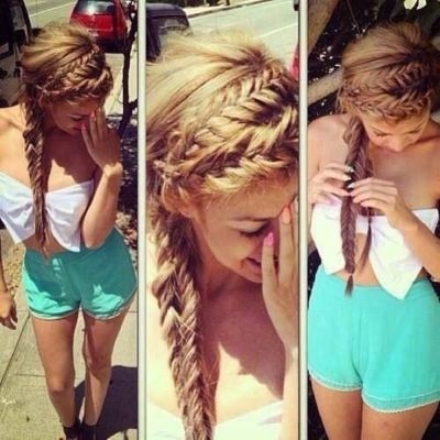 Stunning Braided Hair Style for Long Hair: Girls Hairstyles for Summer