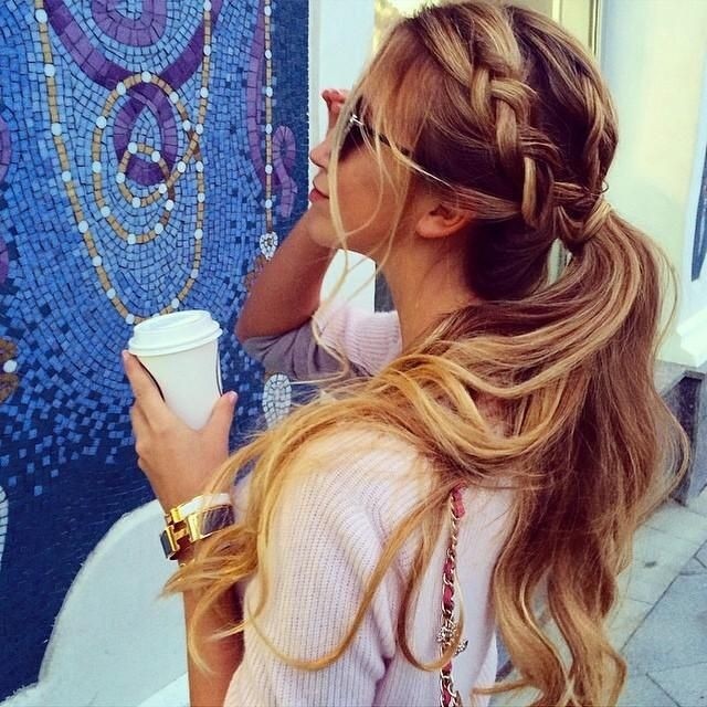 Braid, Messy Ponytail for Summer: Women Hairstyles