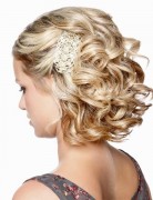 Bridesmaid Hairstyles for Short Hair: Side View