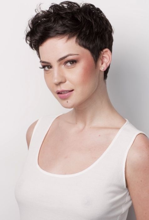 Simple Short Hairstyles: Cute Curly Pixie for Women