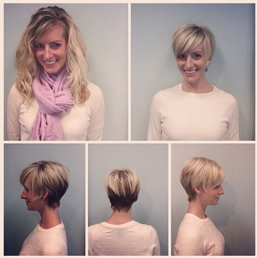 Everyday Hairstyles for Short Fine Hair: Pixie Haircut Before and After