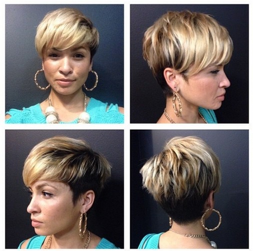 Messy, Layered Pixie Cut