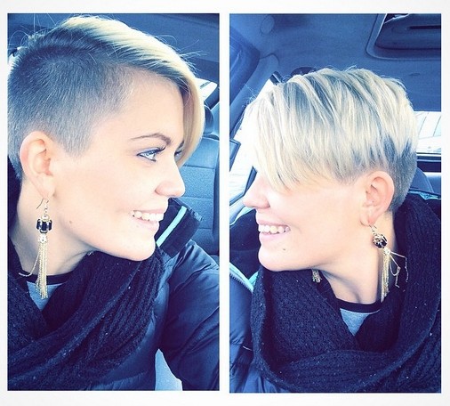 Shaved Pixie Hair Cut: Short Hairstyles for Spring and Summer 2015
