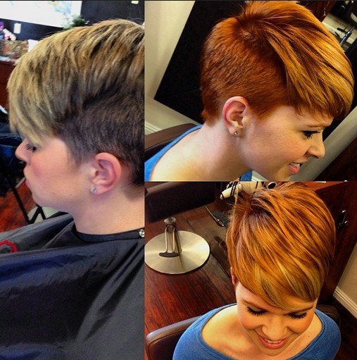 Pixie Haircut And Color