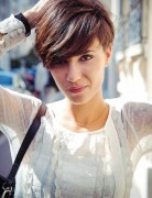 Trendy Short Hairstyle for Thick Hair - Short Haircuts for Long Faces
