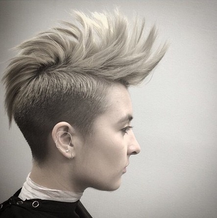 Spiked Short Hair Style