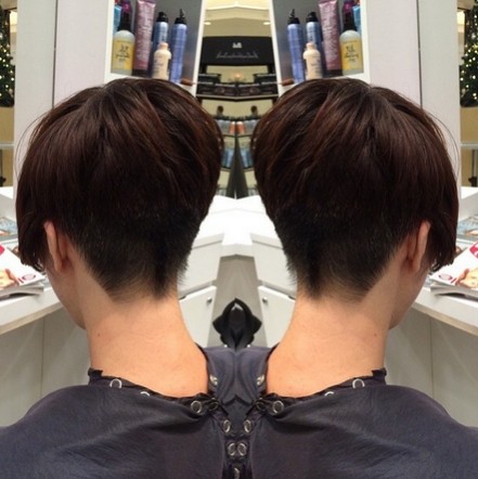 Short Hairstyle Back View