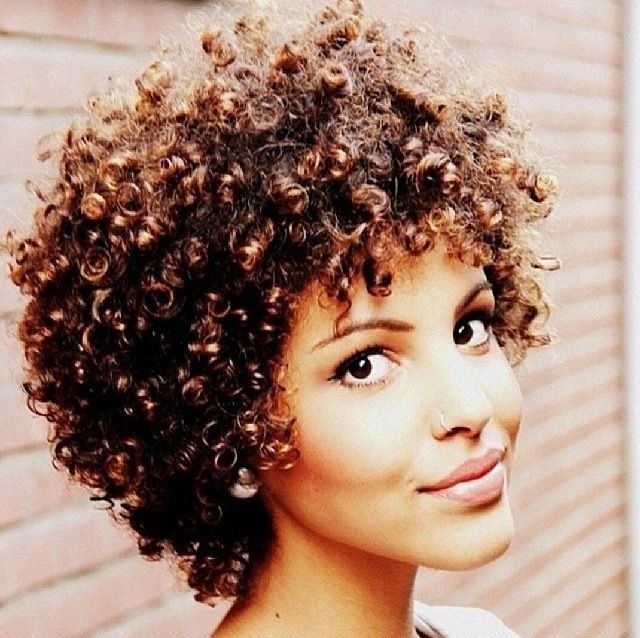 Natural Short Curly Hair - Black Women Hairstyles 2015