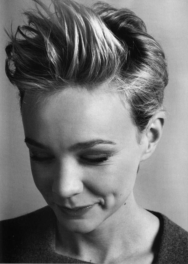 Carey Mulligan Short, Messy Spikey Haircut