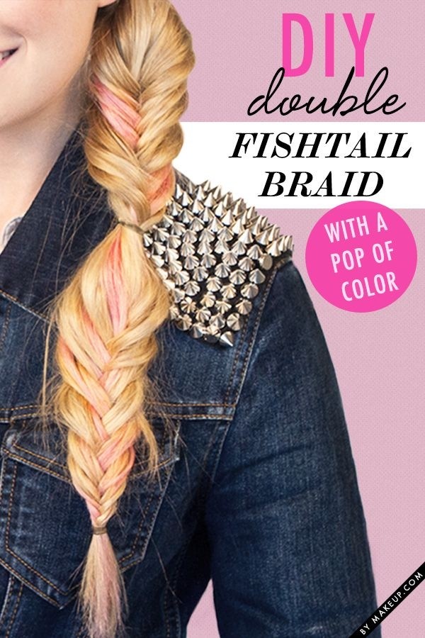 DIY Double Fishtail Braid Ponytail Hair Styles