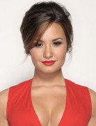 Demi Lovato Hair and Makeup Picture: Updos with Bangs