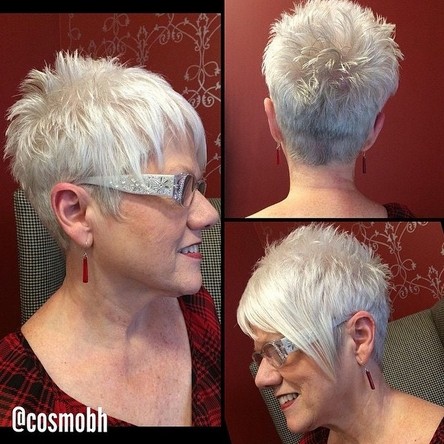 Spikey Short Haircuts for Women Over 50