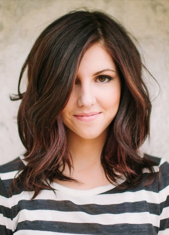 Stylish Hair Color and Cut - Ombre Medium Hair Styles