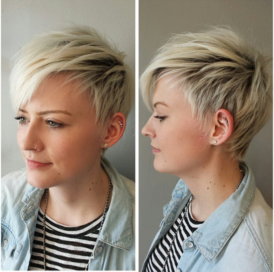 Blonde Short Shag Haircuts: Women Hairstyle Ideas