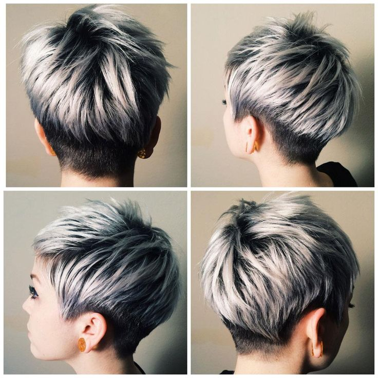 Silver Color Highlights for Black Hair