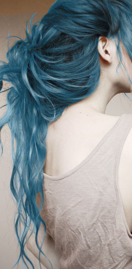 Blue, Ombre Hair Styles