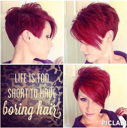 Straight Short Spikey Hairstyles