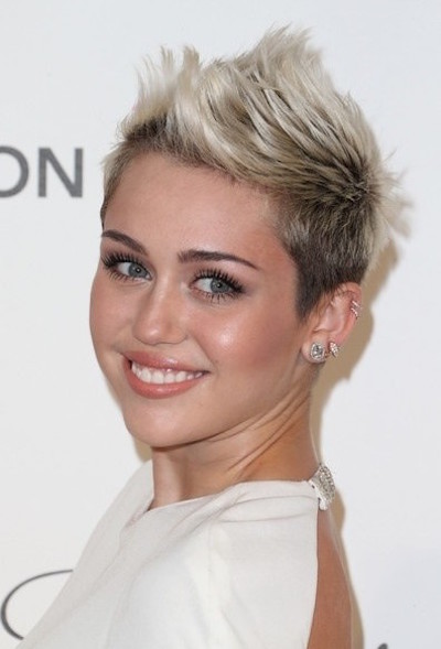 Miley Cyrus Fauxhawk