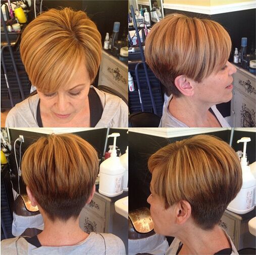 Short Hairstyles for Women - Short Haircut with Side Swept Bangs