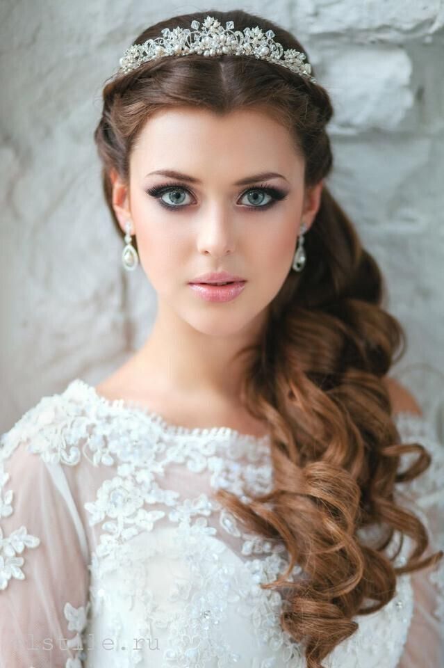 Wedding Hairstyles with Crown