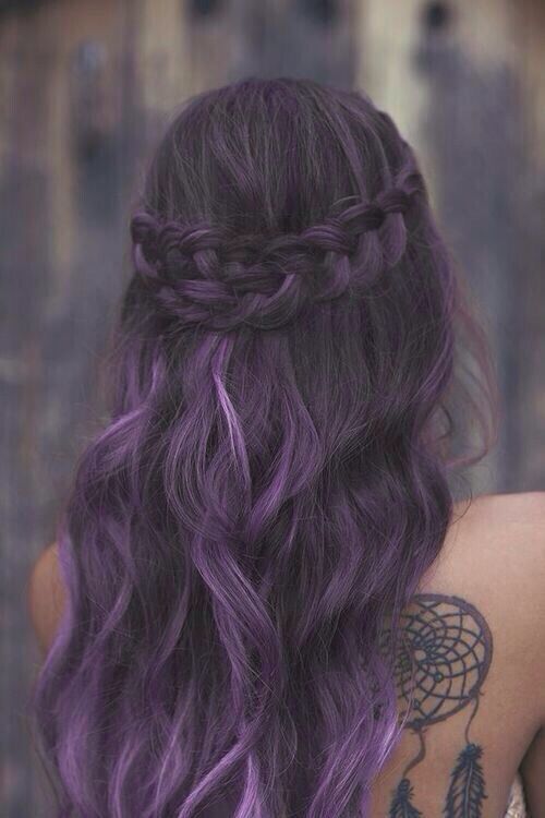 Hairstyles 2015 Purple