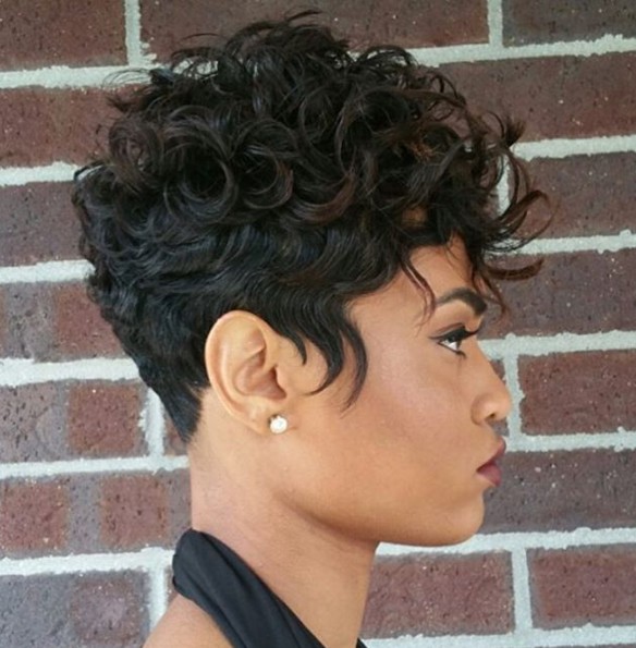 Curly Hairstyles for Black Women Short Hair