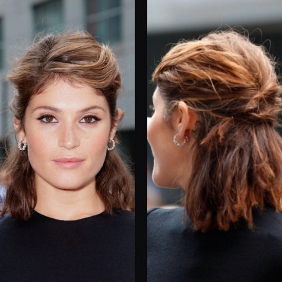 Shoulder-Length Hair With a Twist!