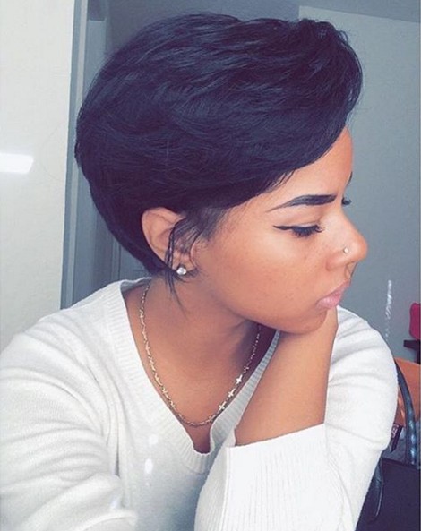 Stylish Short Pixie Cut - Amazing Modern Afro Hairstyles 2016