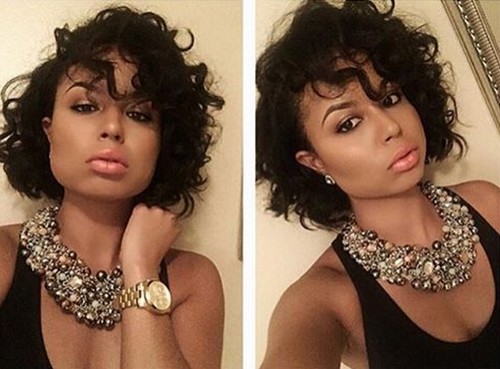 Curly Bob - African American Women Short Hairstyles 2016