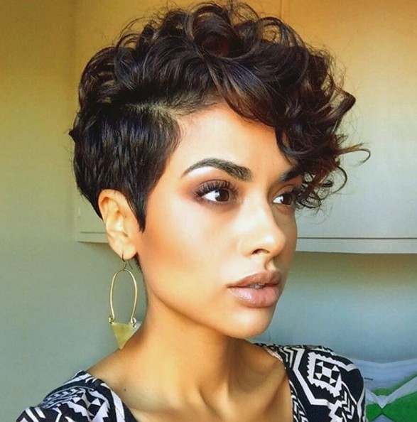 Curly Short Pixie Haircuts