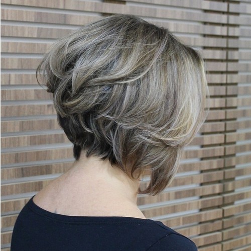 Stacked Bob Hairstyles Back View